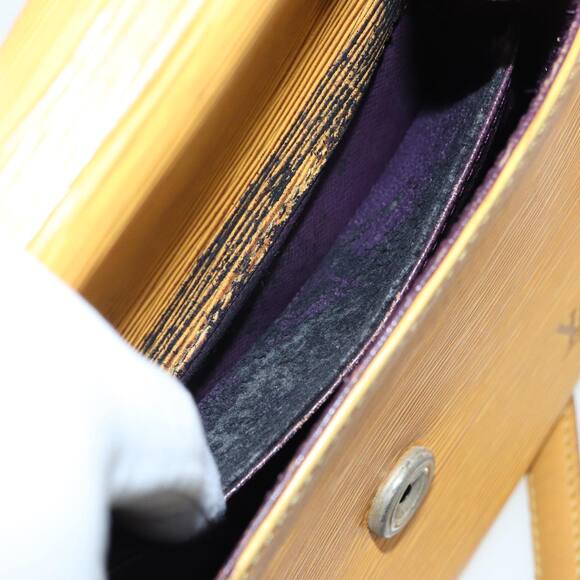 LOUIS VUITTON Epi Saint Cloud PM Shoulder Bag Yellow M52219 - Picture 10 of 16